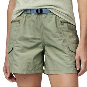 NWT Patagonia womens outdoor everyday utility shorts in salvia green